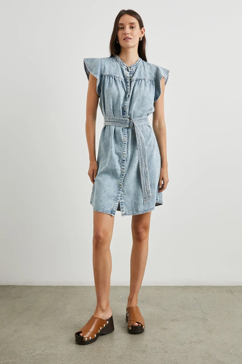 Letta Dress - Faded Indigo sold by Cave and Post product image thumbnail 3