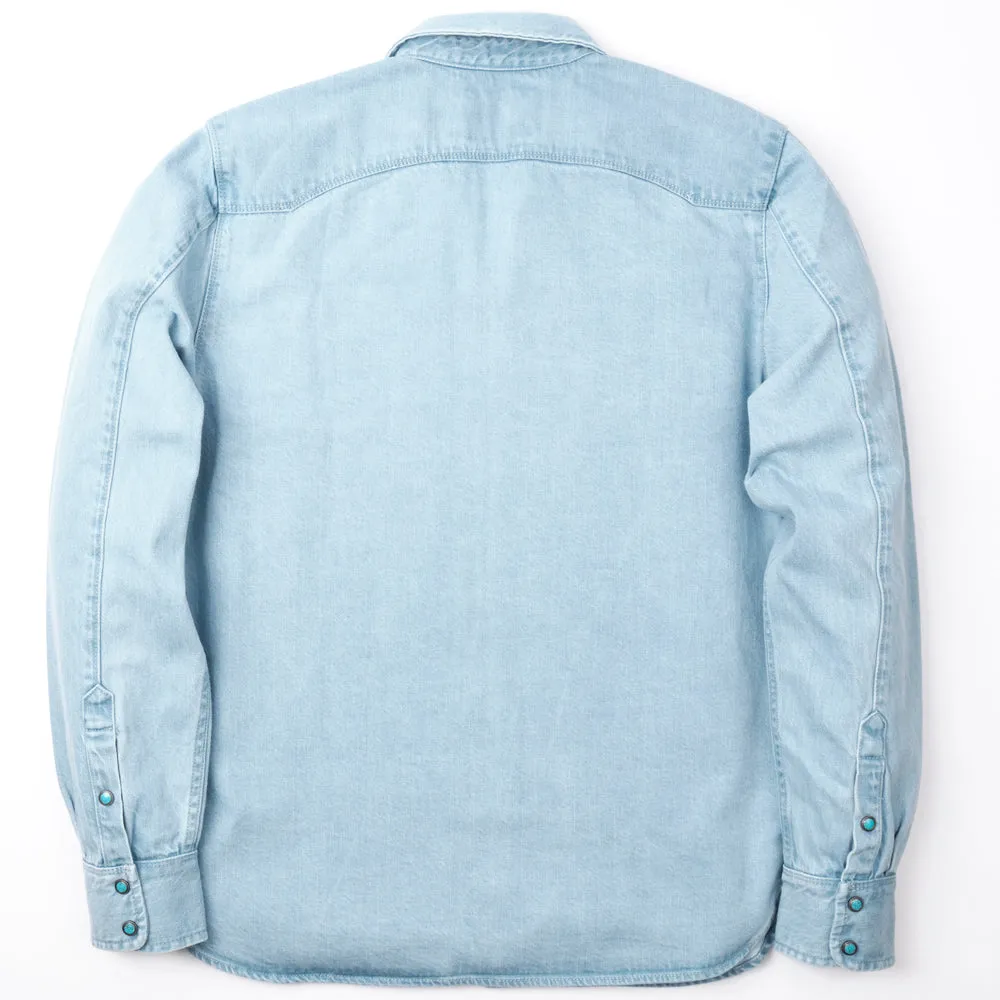 MODERN WESTERN 11 OUNCE BLEACHED DENIM sold by Cave and Post product image thumbnail 3