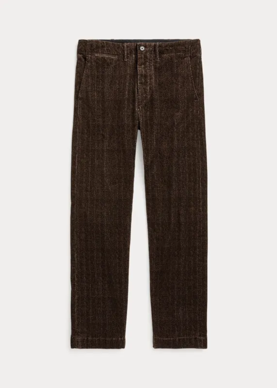 RRL Checked Corduroy Officer’s Pant sold by Cave and Post