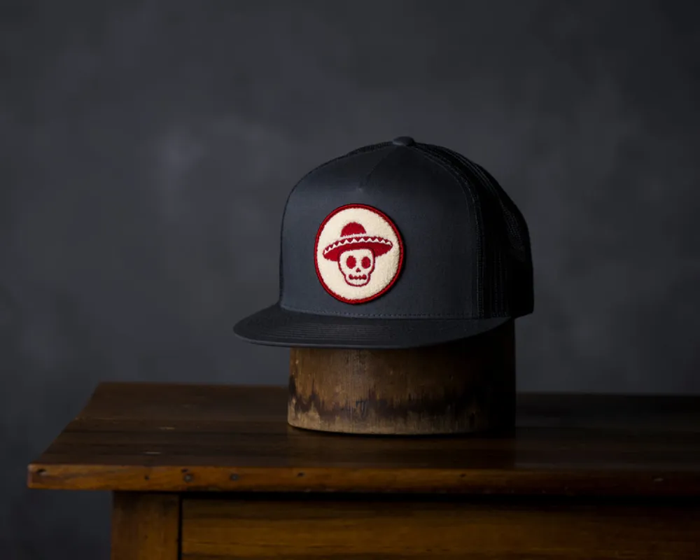 El Muerto Trucker - Blood/Grey sold by Cave and Post