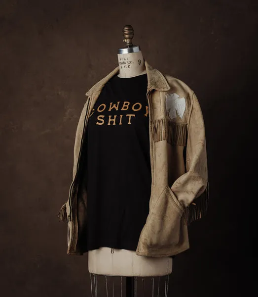 Classic Cowboy S#*t T-Shirt - Black sold by Cave and Post product image thumbnail 3