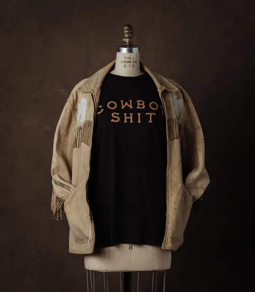 Classic Cowboy S#*t T-Shirt - Black sold by Cave and Post product image thumbnail 2