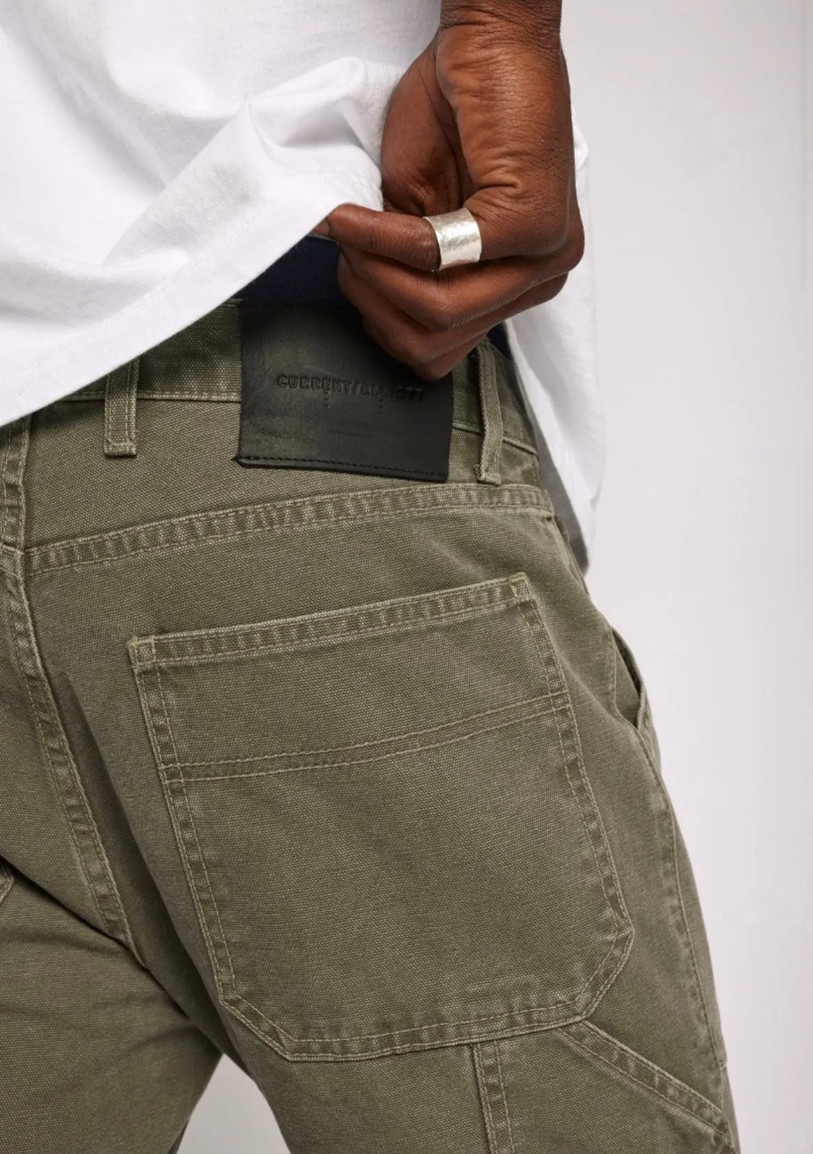 THE WILLIAMS PANT - ARMY GREEN sold by Cave and Post product image thumbnail 3