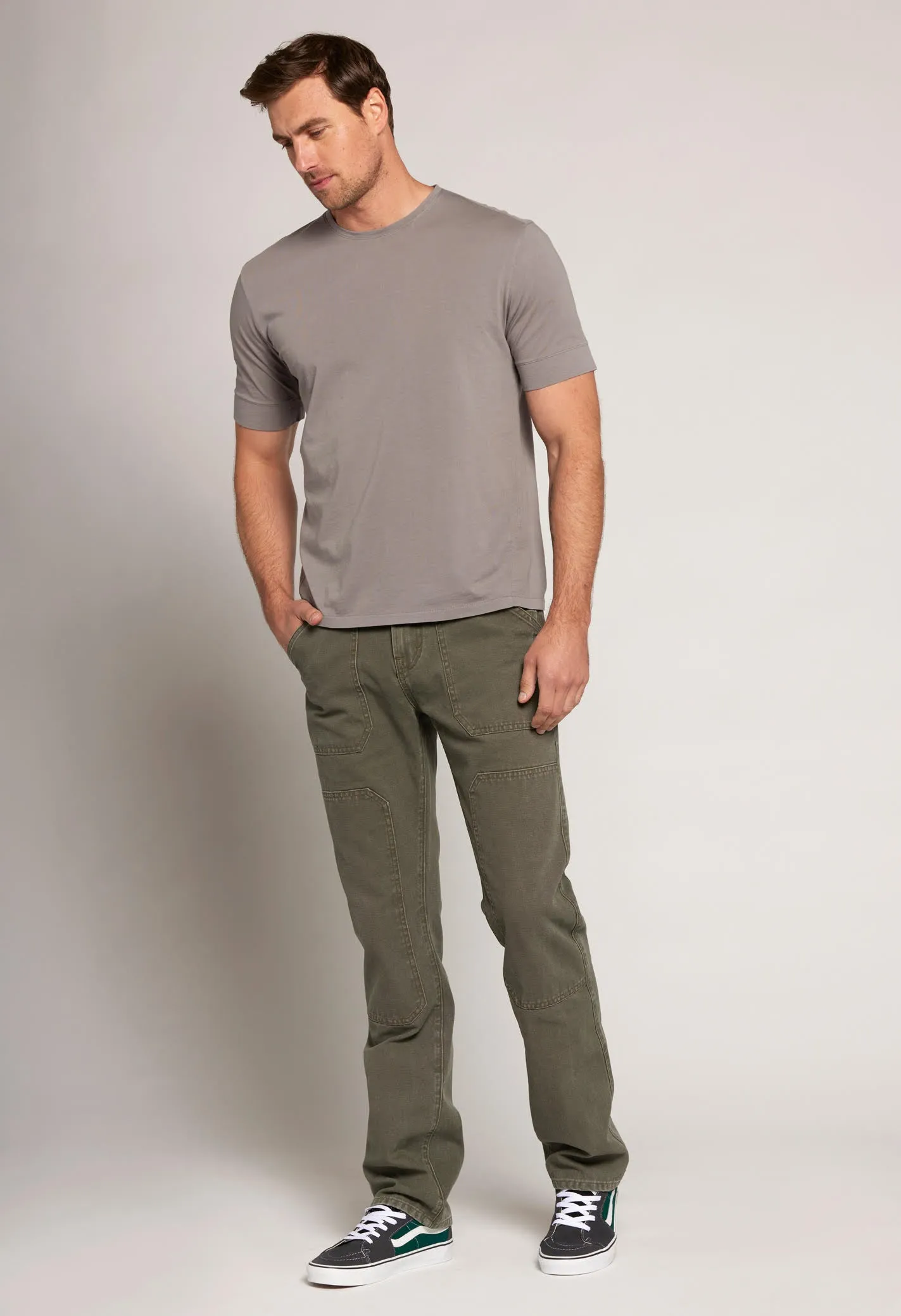 THE WILLIAMS PANT - ARMY GREEN sold by Cave and Post product image thumbnail 4