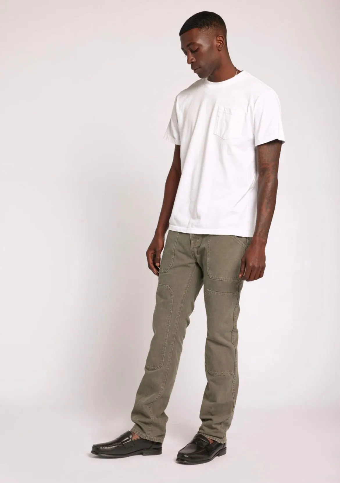 THE WILLIAMS PANT - ARMY GREEN sold by Cave and Post product image thumbnail 2