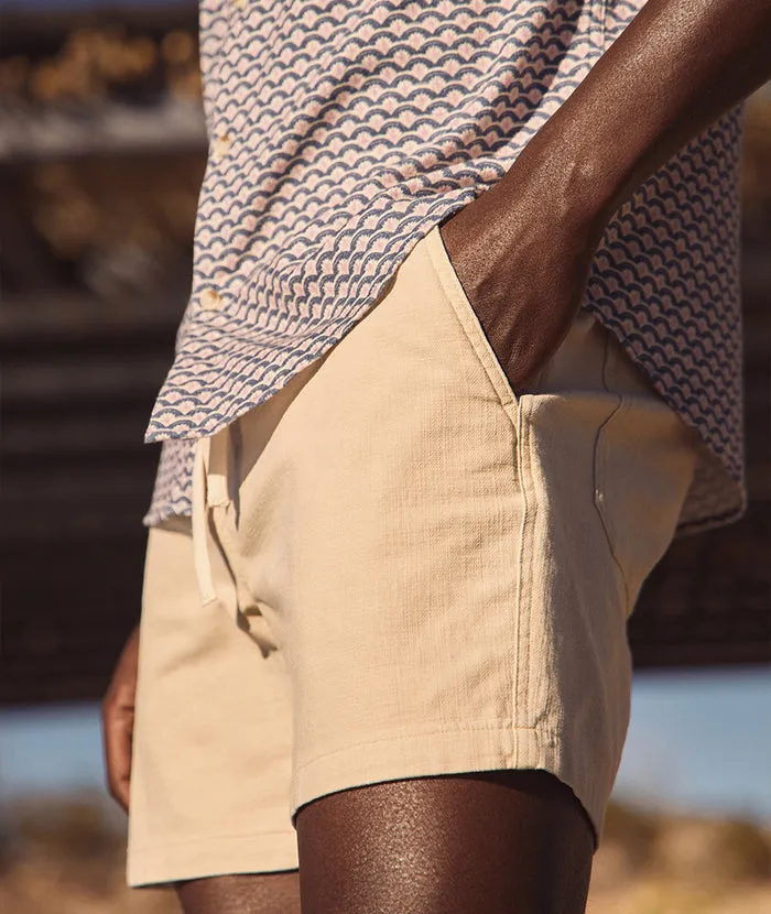 6" Saturday Canvas Short - Khaki sold by Cave and Post product image thumbnail 2