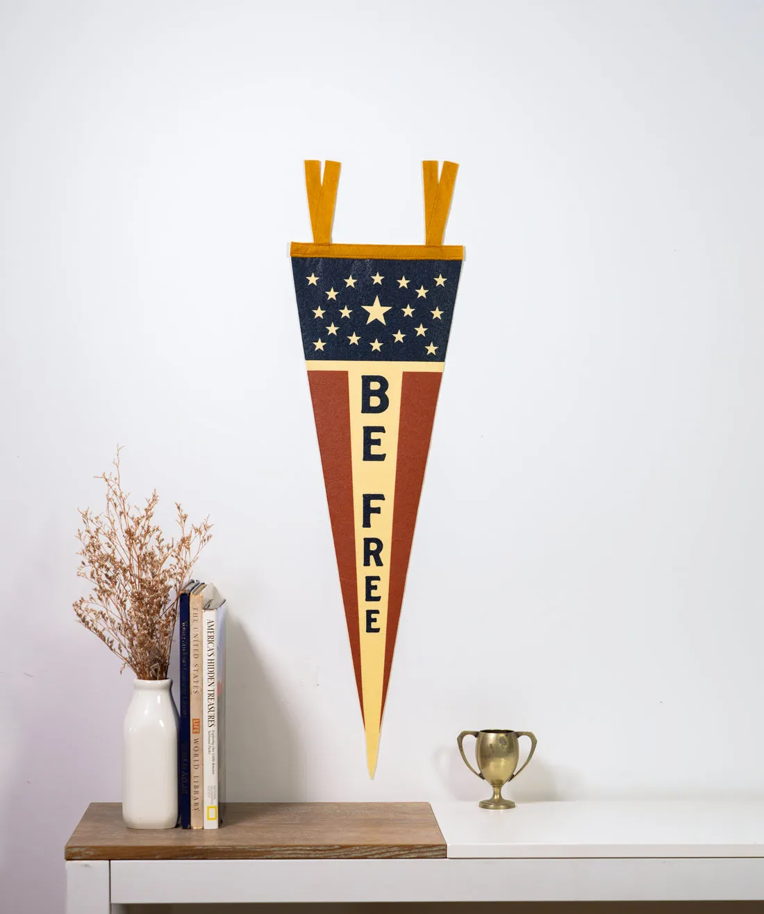 Be Free Pennant • United By Blue x True Hand Society x Oxford Pennant Original sold by Cave and Post product image thumbnail 2