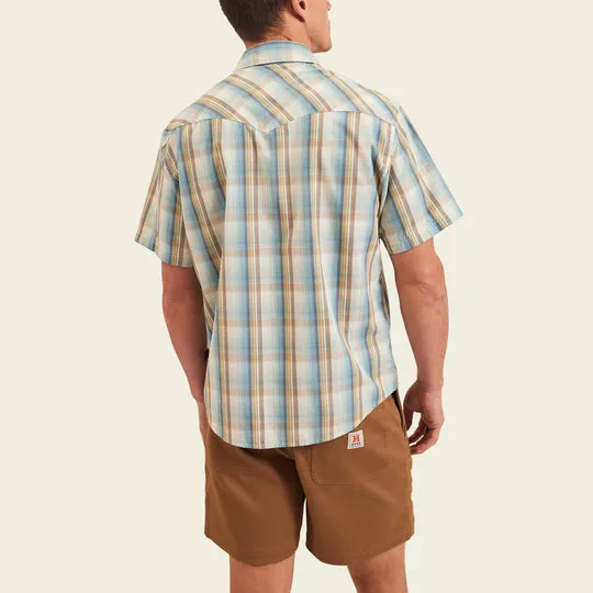 H Bar B Snapshirt - Isley Plaid : Seafoam sold by Cave and Post product image thumbnail 5