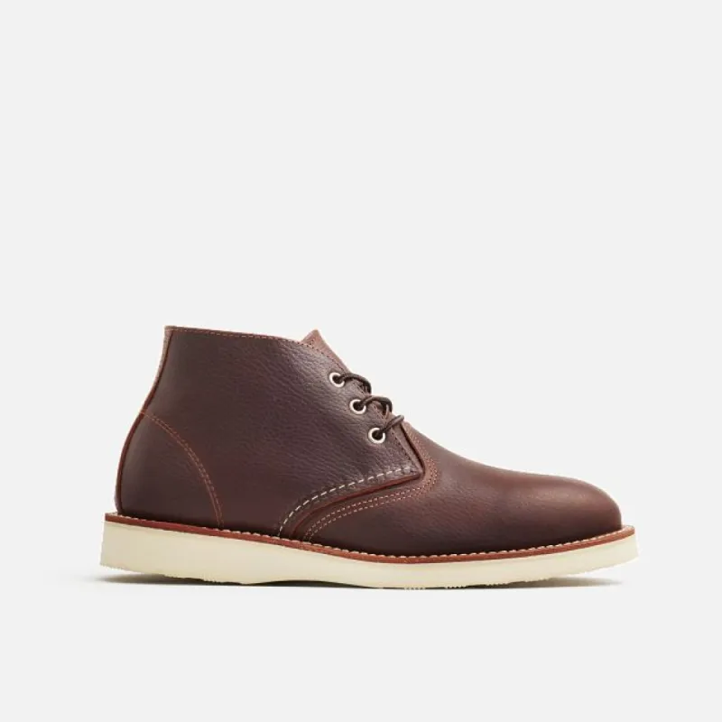 WORK CHUKKA - BRIAR OIL-SLICK LEATHER sold by Cave and Post