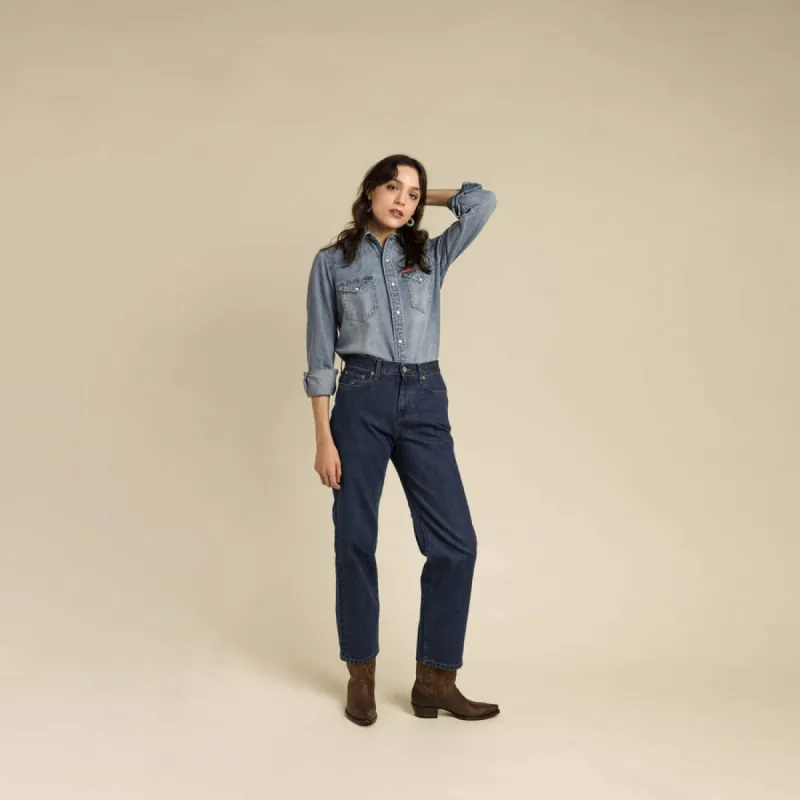 THE WYATT PEARL SNAP BLOUSE made by Sendero Provisions CO