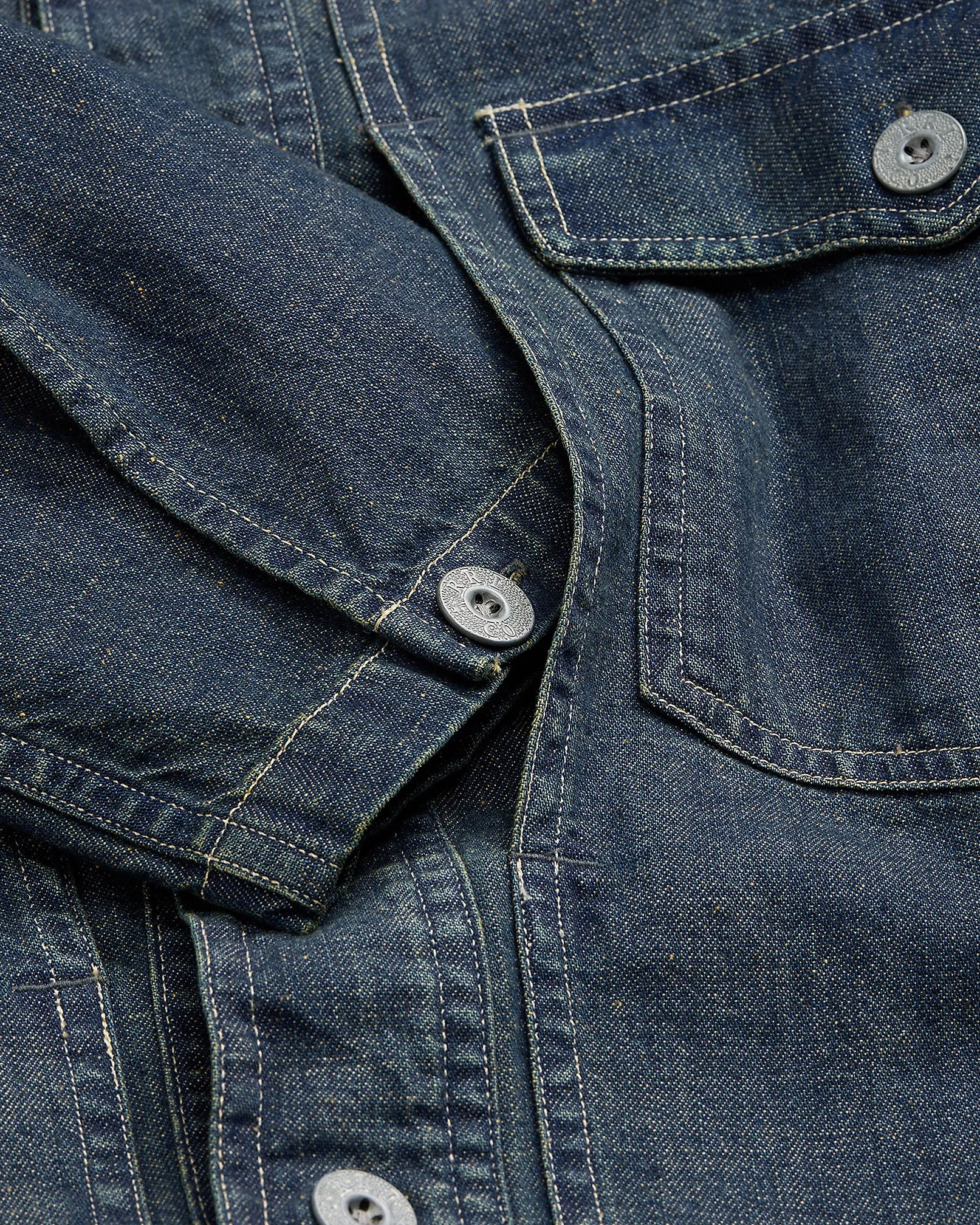 RRL Indigo Denim Overshirt sold by Cave and Post product image thumbnail 3