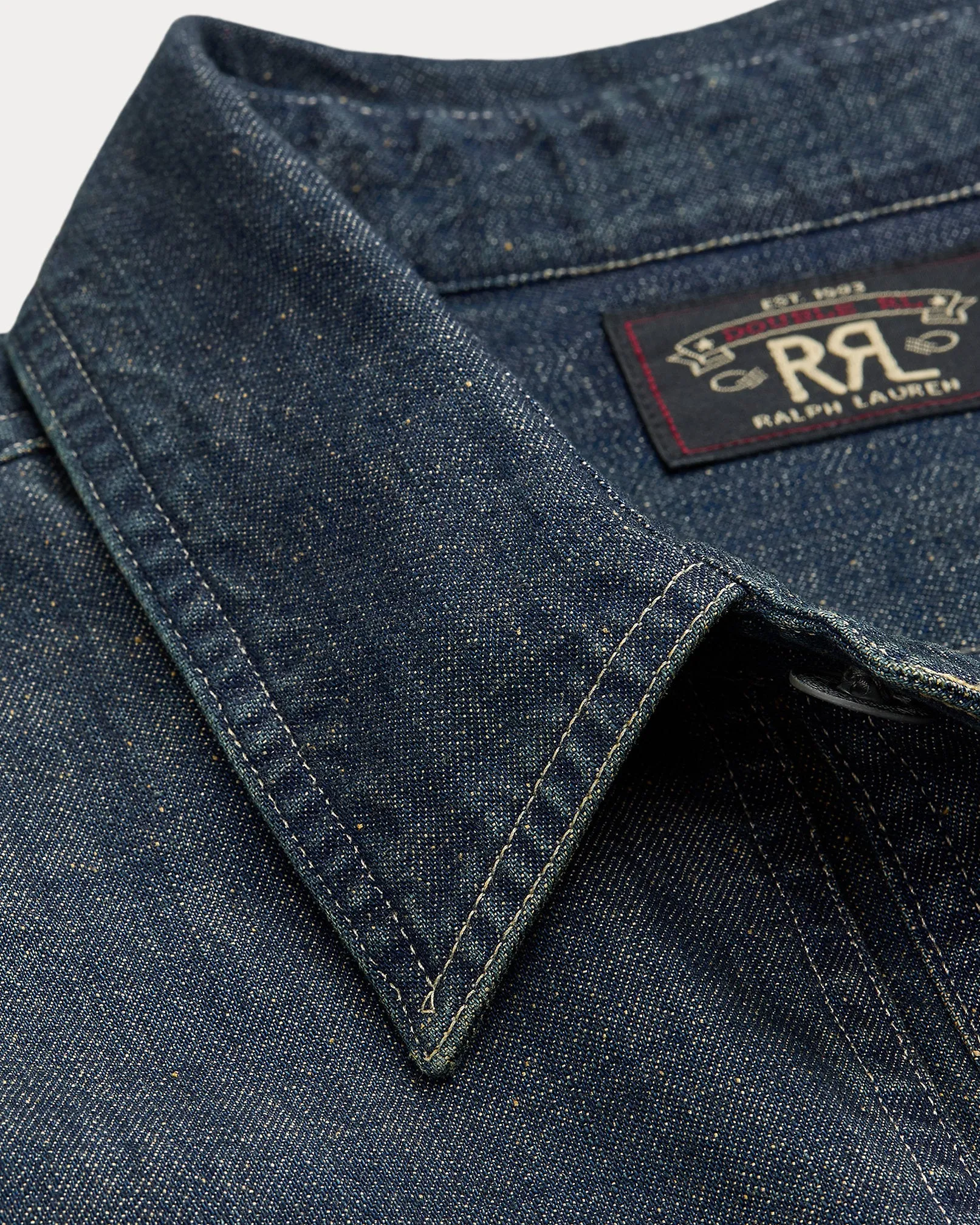 RRL Indigo Denim Overshirt sold by Cave and Post product image thumbnail 4