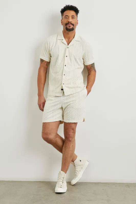 Maverick Shirt Ecru sold by Cave and Post