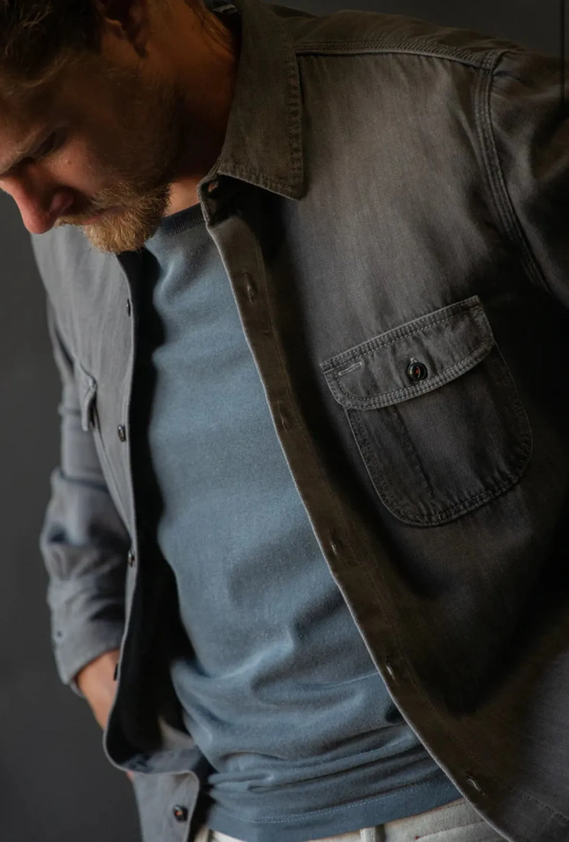 The Brace L/s 7oz Loose Weave - Chad sold by Cave and Post product image thumbnail 2