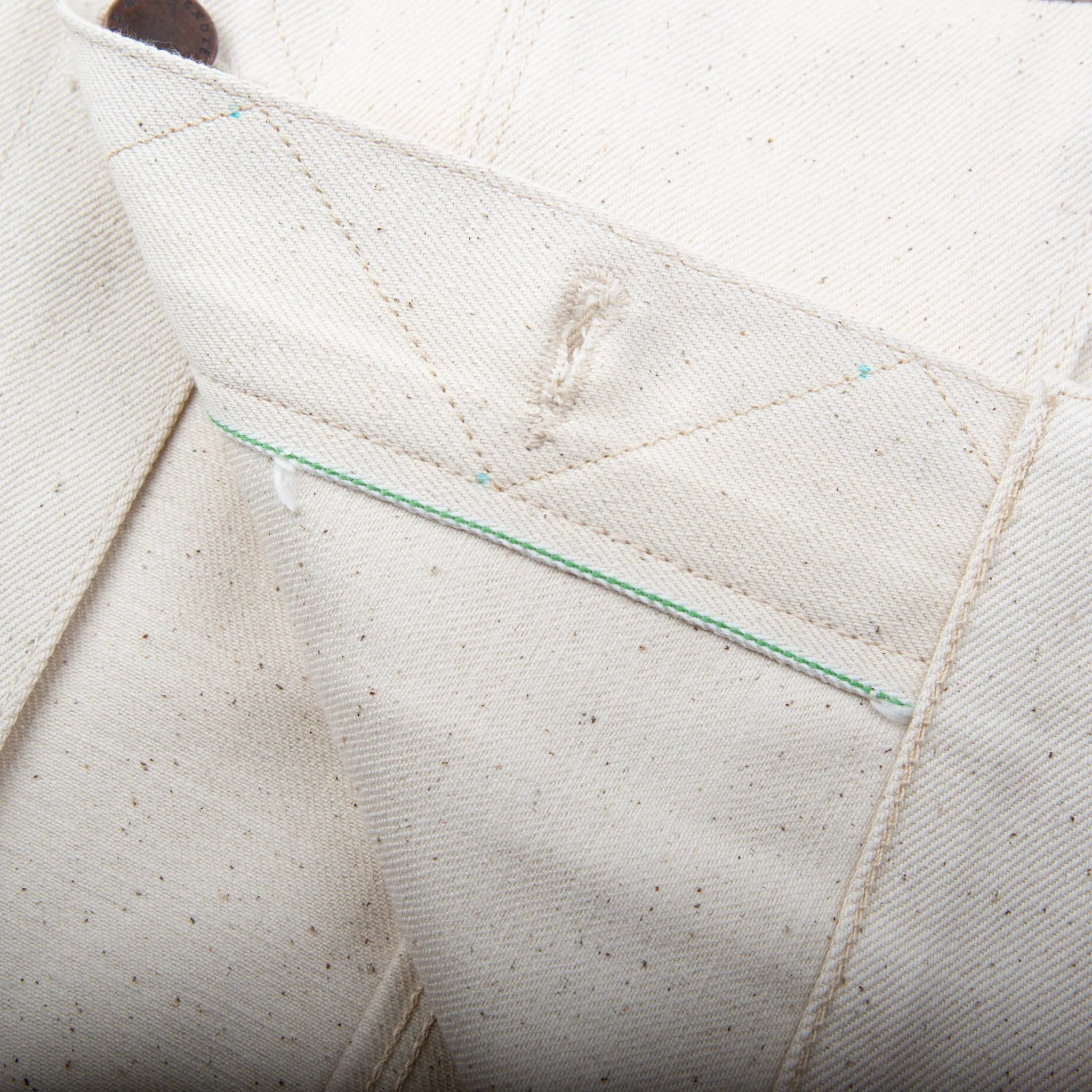 CLASSIC DENIM JACKET 14 OUNCE NATURAL ECRU sold by Cave and Post product image thumbnail 2