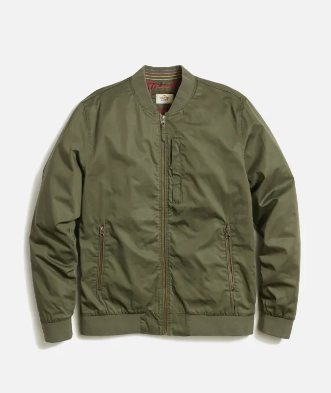 Rossland Dry Wax Bomber in Climbing Ivy sold by Cave and Post
