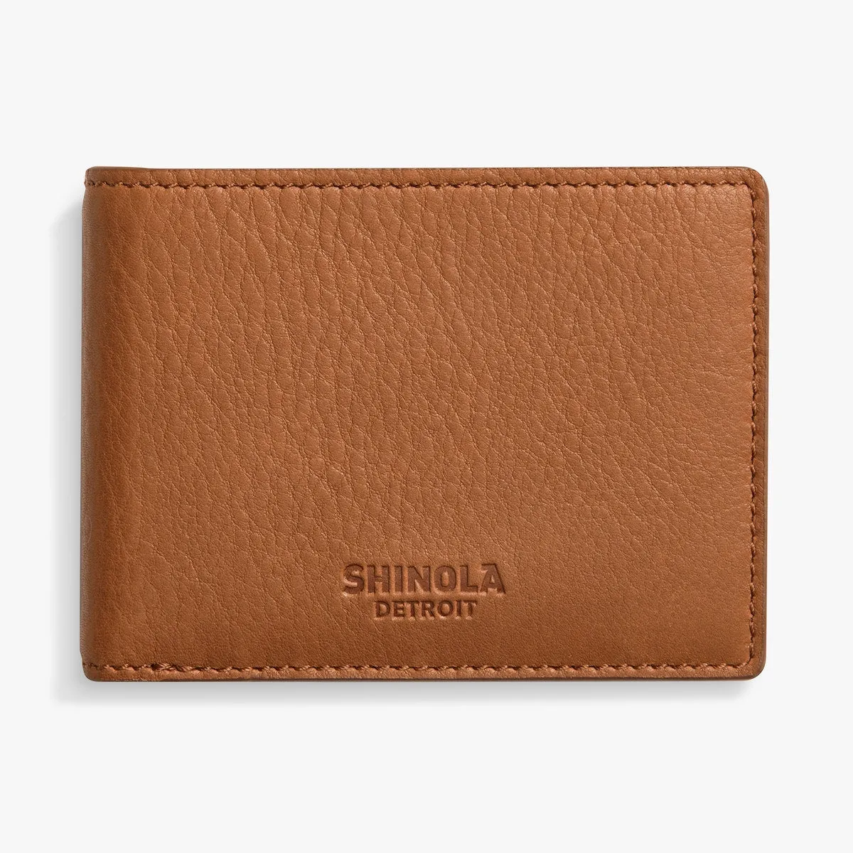 SLIM BIFOLD WALLET - NATURAL GRAIN LEATHER sold by Cave and Post product image thumbnail 4