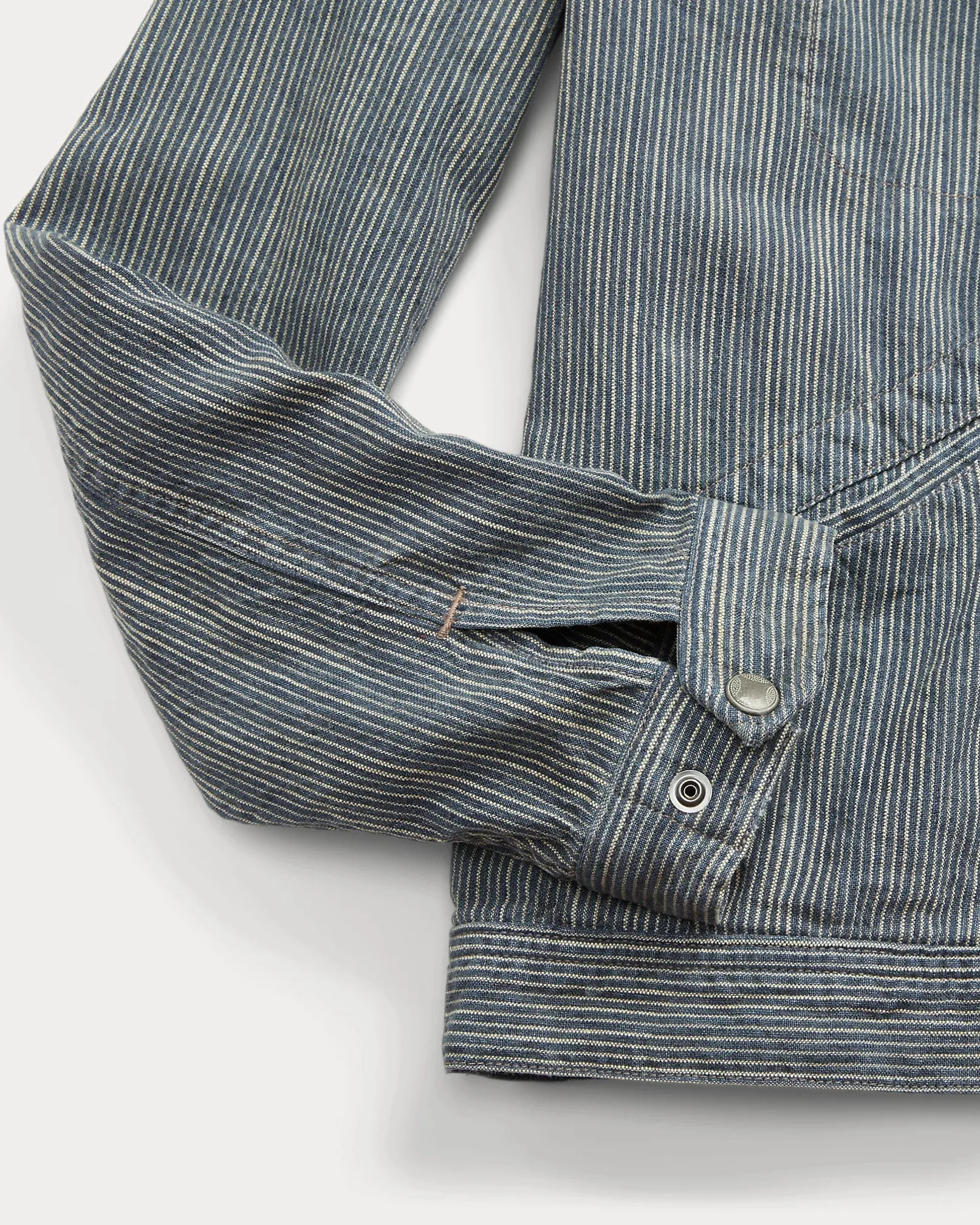 RRL Striped Cotton-Linen Jacket sold by Cave and Post product image thumbnail 4