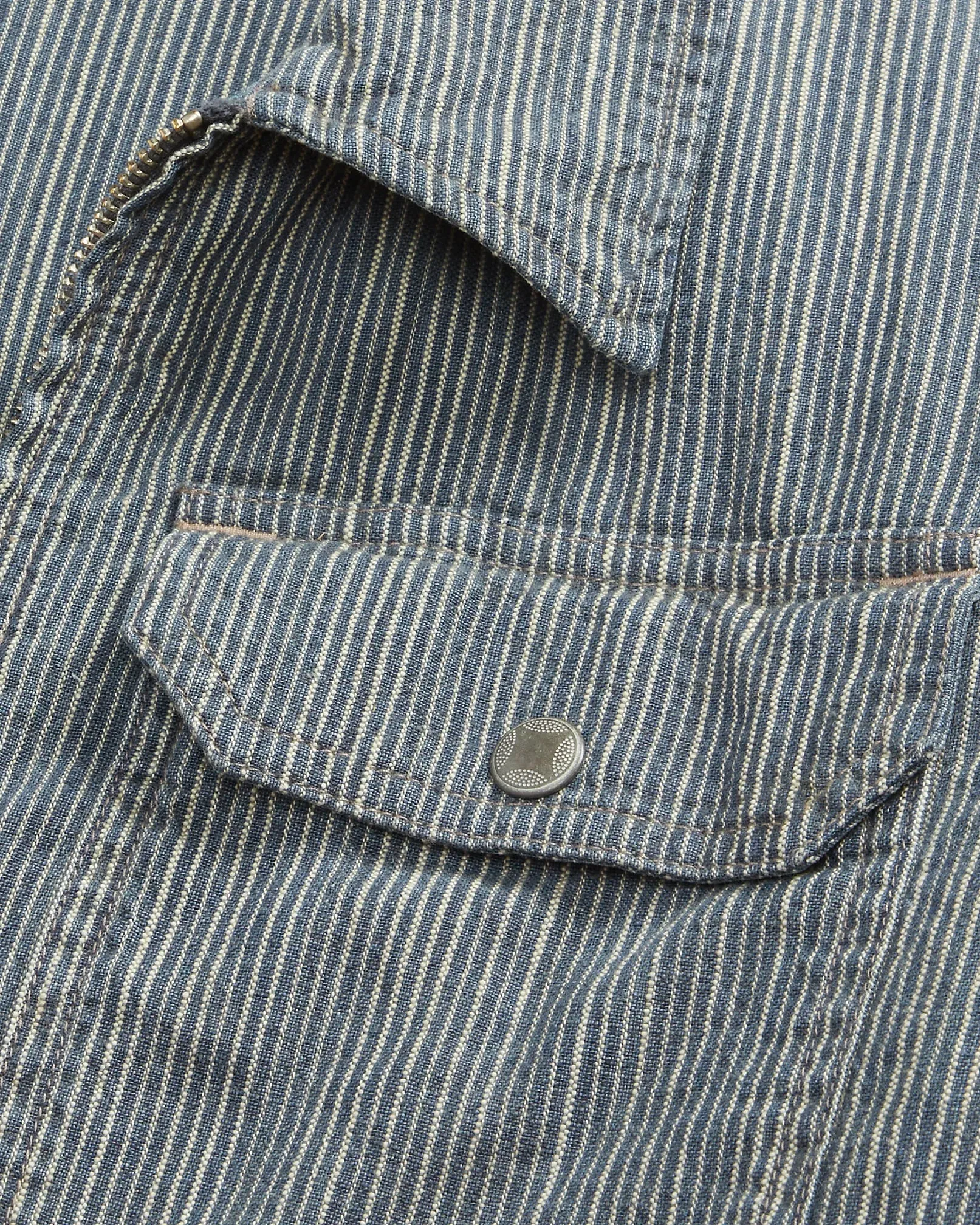 RRL Striped Cotton-Linen Jacket sold by Cave and Post product image thumbnail 5