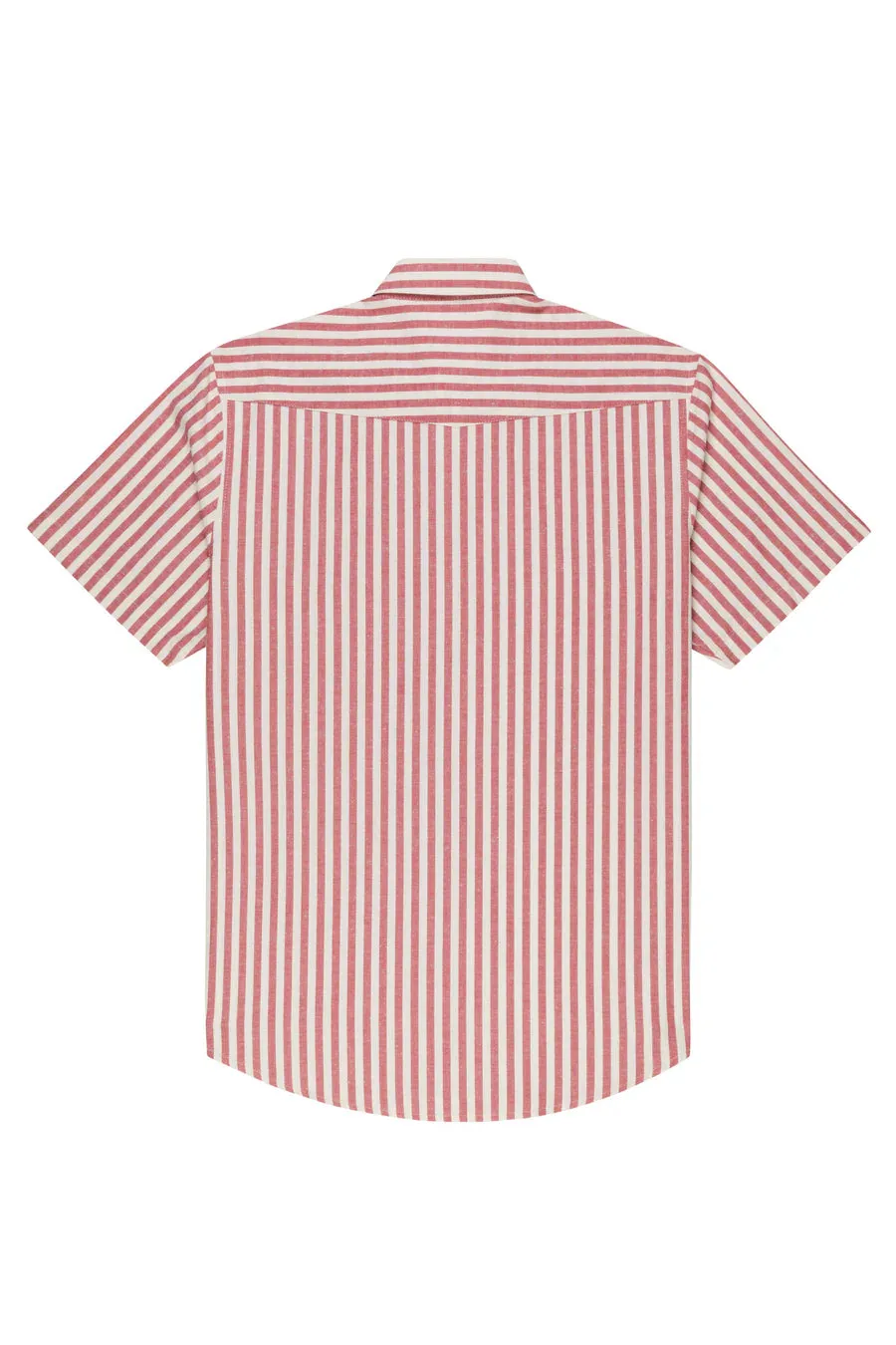 West Major Chambray Slub Red Stripe sold by Cave and Post product image thumbnail 2