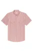 West Major Chambray Slub Red Stripe sold by Cave and Post
