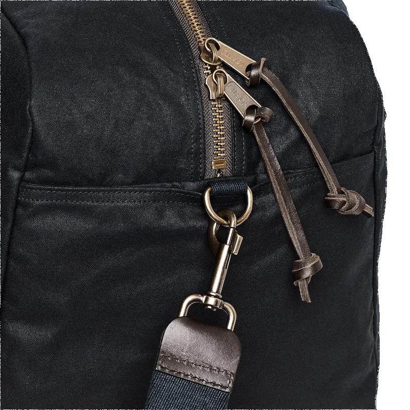 MEDIUM TIN CLOTH DUFFLE BAG - NAVY sold by Cave and Post product image thumbnail 4