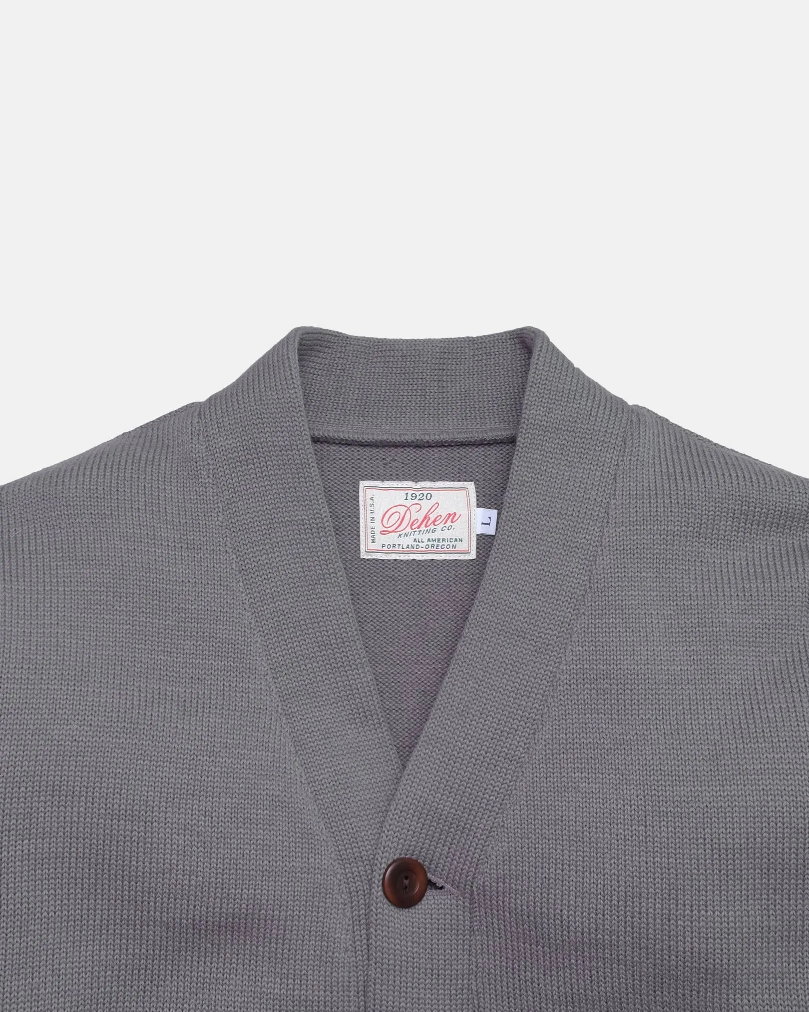 Women's Classic Cardigan - Smoke sold by Cave and Post product image thumbnail 2