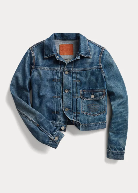 Cropped Denim Jacket sold by Cave and Post
