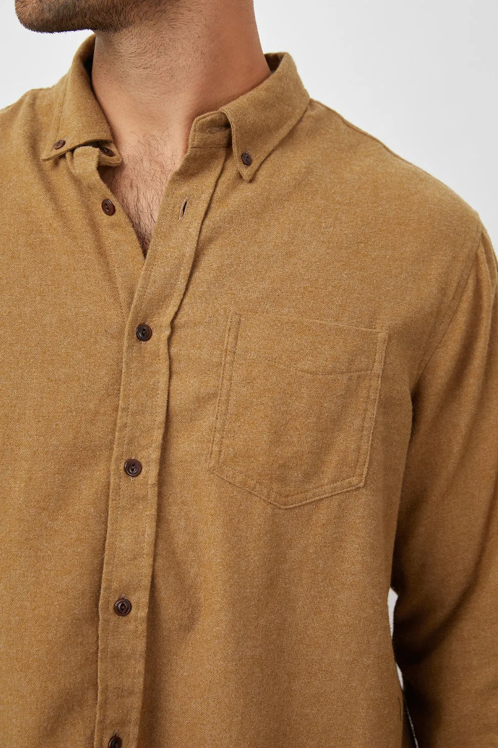 RUNSON SHIRT - GOLDEN ROD sold by Cave and Post product image thumbnail 2