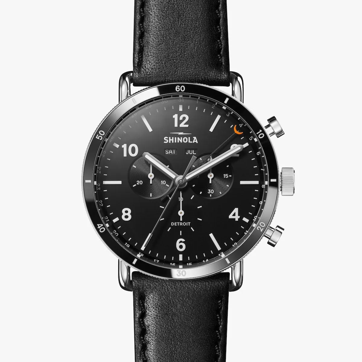 THE CANFIELD SPORT 45MM - BLACK sold by Cave and Post