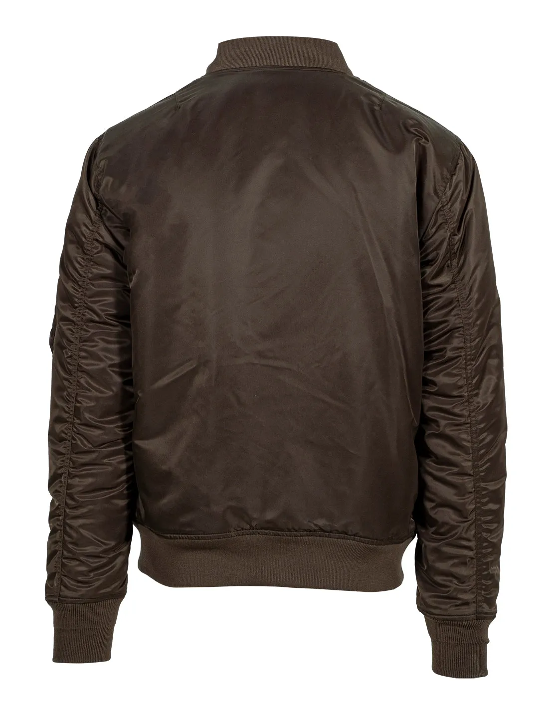 Men's Nylon Flight Jacket - Brown sold by Cave and Post product image thumbnail 2