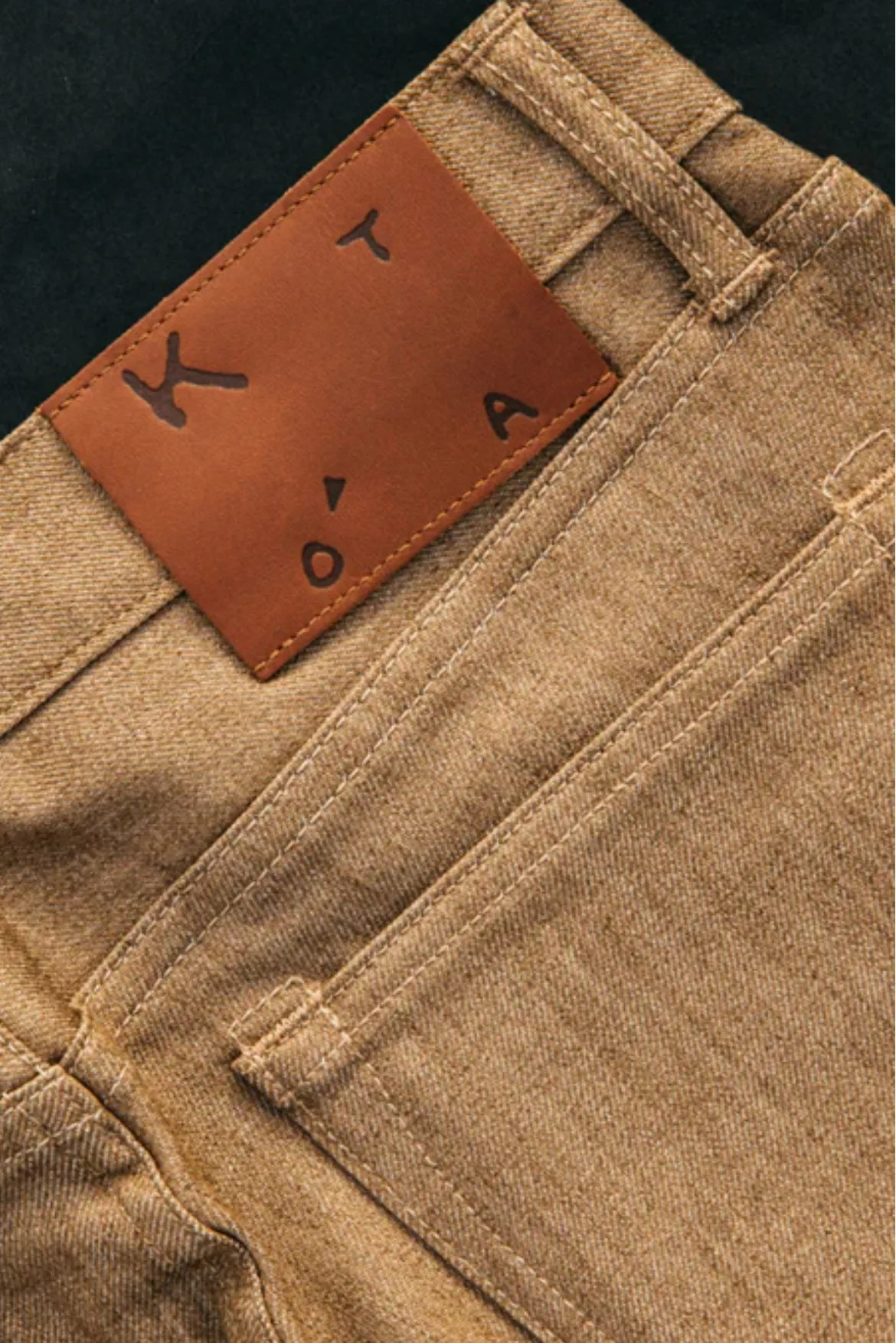 The Pen Slim - Copper Raw 10.5oz Selvedge sold by Cave and Post product image thumbnail 3