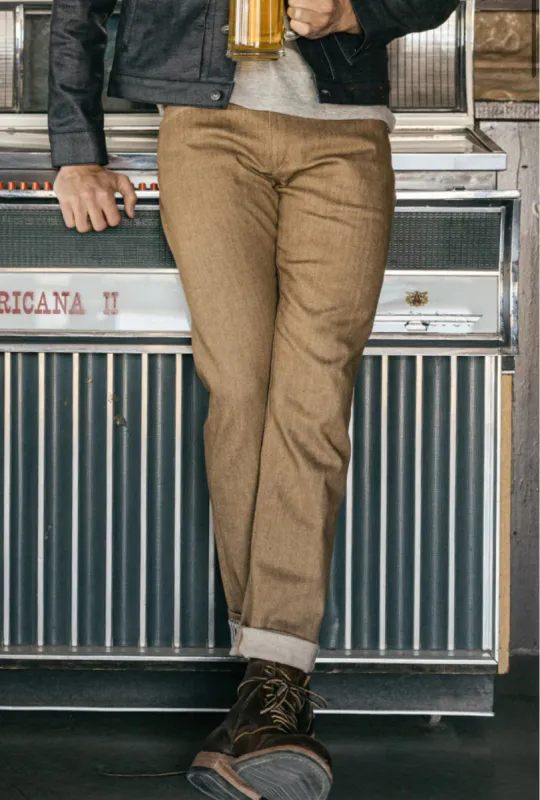 The Pen Slim - Copper Raw 10.5oz Selvedge sold by Cave and Post