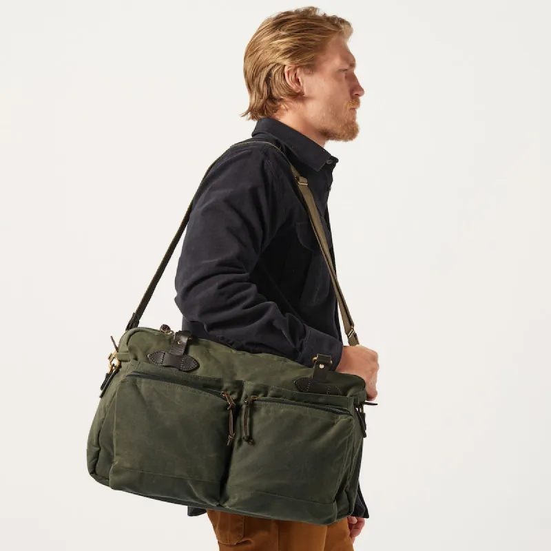 48 HOUR TIN CLOTH DUFFLE BAG - OTTER GREEN sold by Cave and Post
