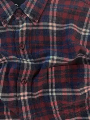 FELIX SHIRT - NAVY/RED/CREAM sold by Cave and Post product image thumbnail 5