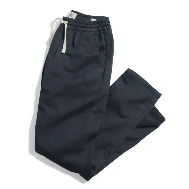 Saturday Pant Slim Fit in Washed Black sold by Cave and Post