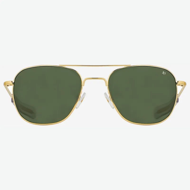 Original Pilot - Gold/Green Glass Polarized sold by Cave and Post