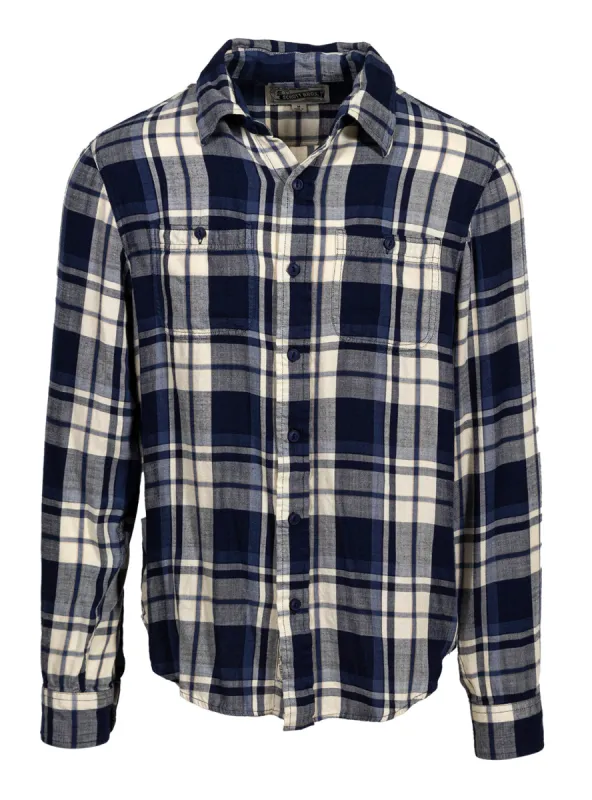 Long Sleeve Lightweight Plaid Work Shirt sold by Cave and Post