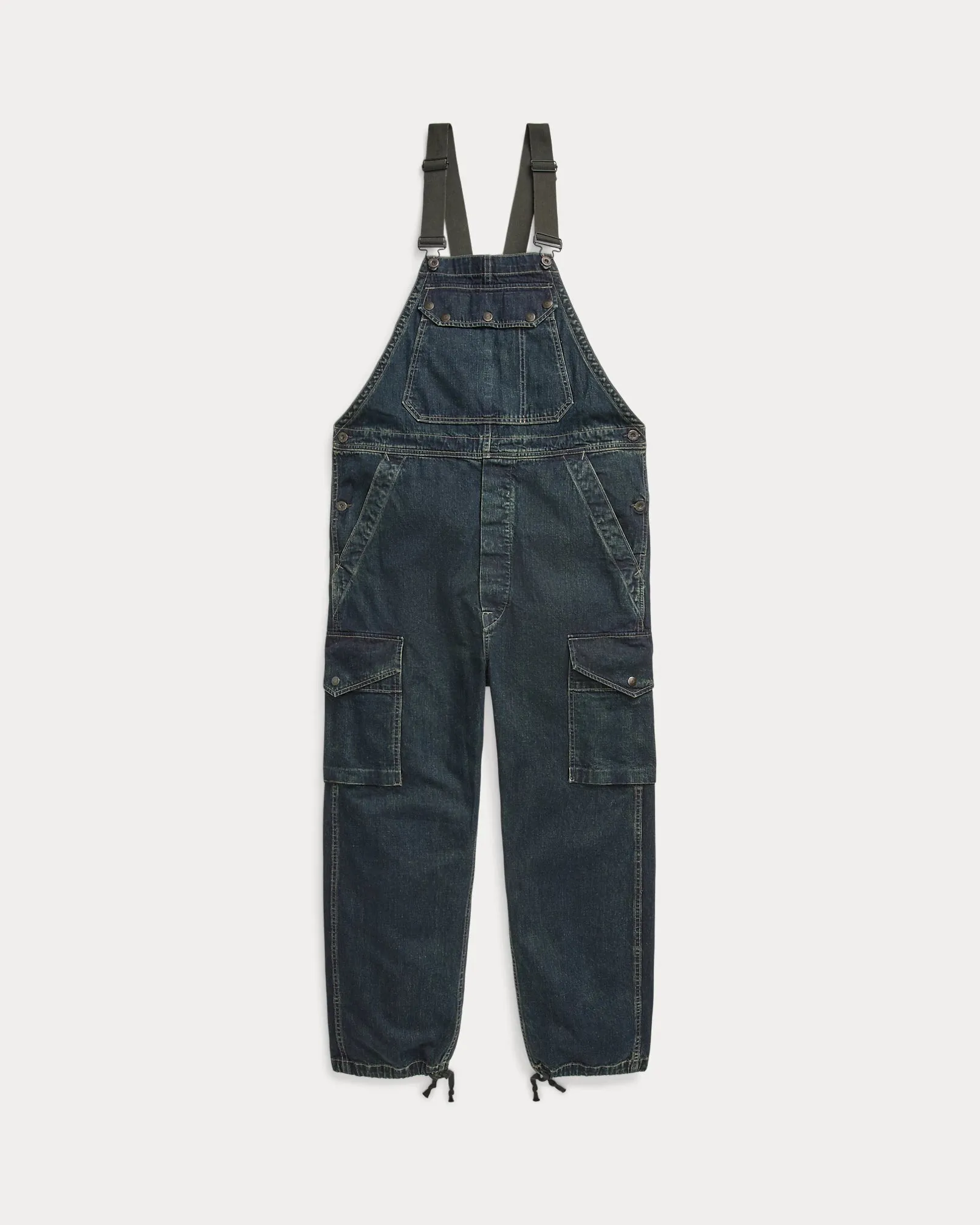 RRL Pierson Denim Cargo Overall sold by Cave and Post