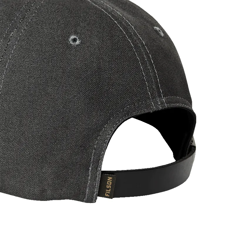 DRY TIN CLOTH LOW-PROFILE LOGGER CAP - RAVEN sold by Cave and Post product image thumbnail 3
