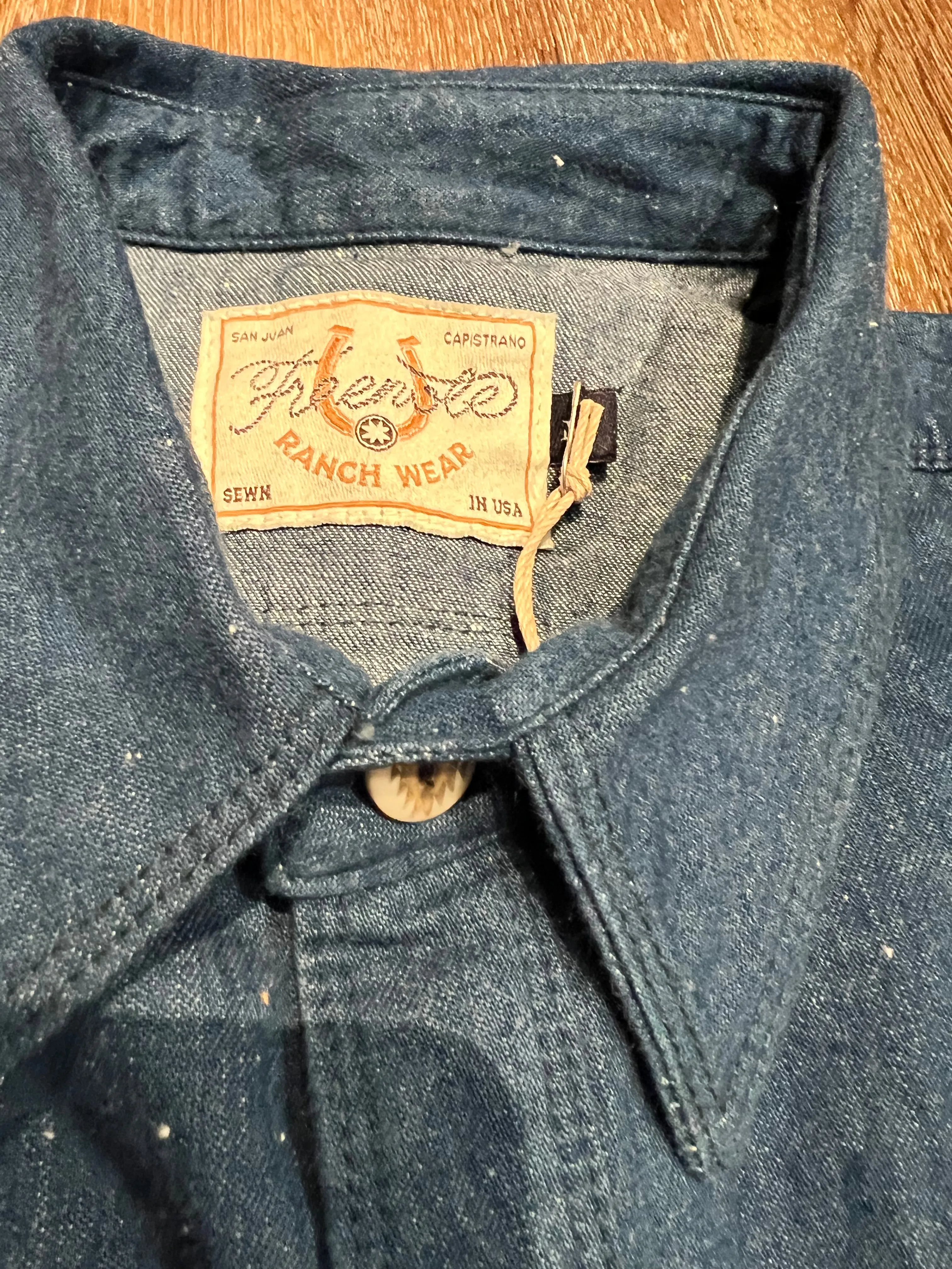 Calico Pacific Blue Denim sold by Cave and Post product image thumbnail 2