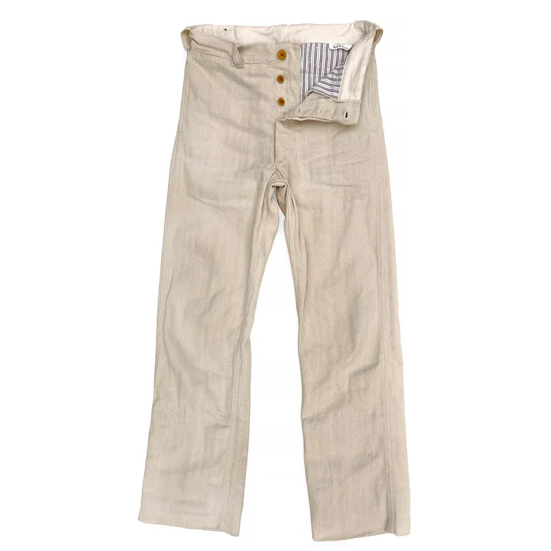 SPORTSMAN CHINOS - IVORY HBT sold by Cave and Post product image thumbnail 2