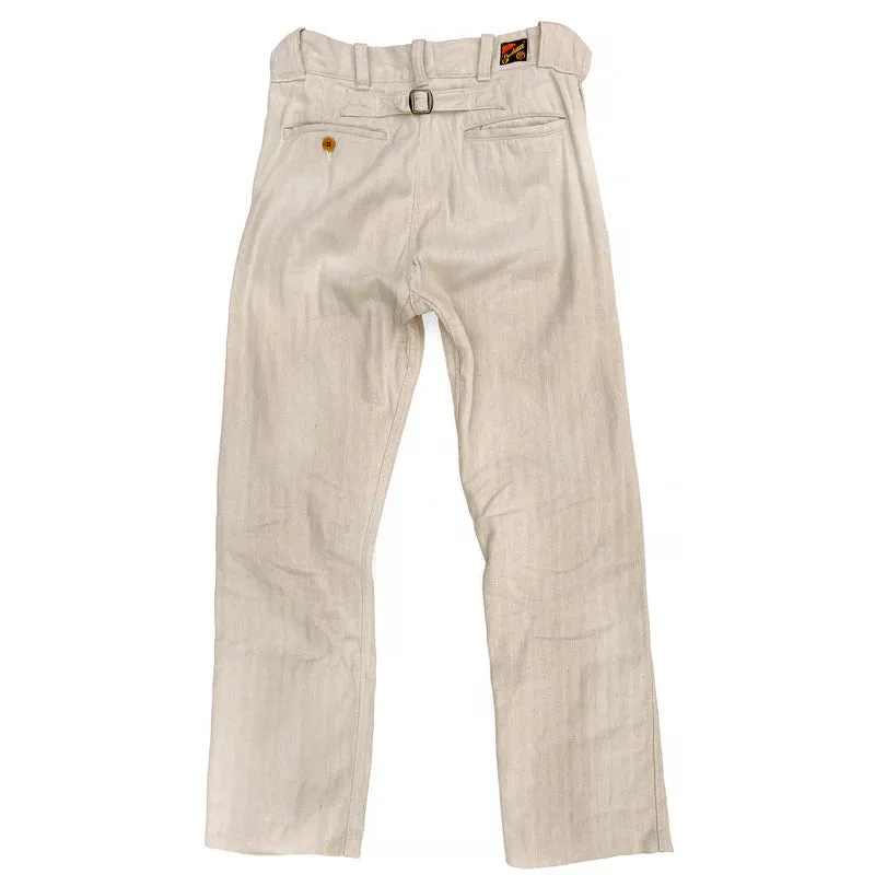 SPORTSMAN CHINOS - IVORY HBT sold by Cave and Post product image thumbnail 3