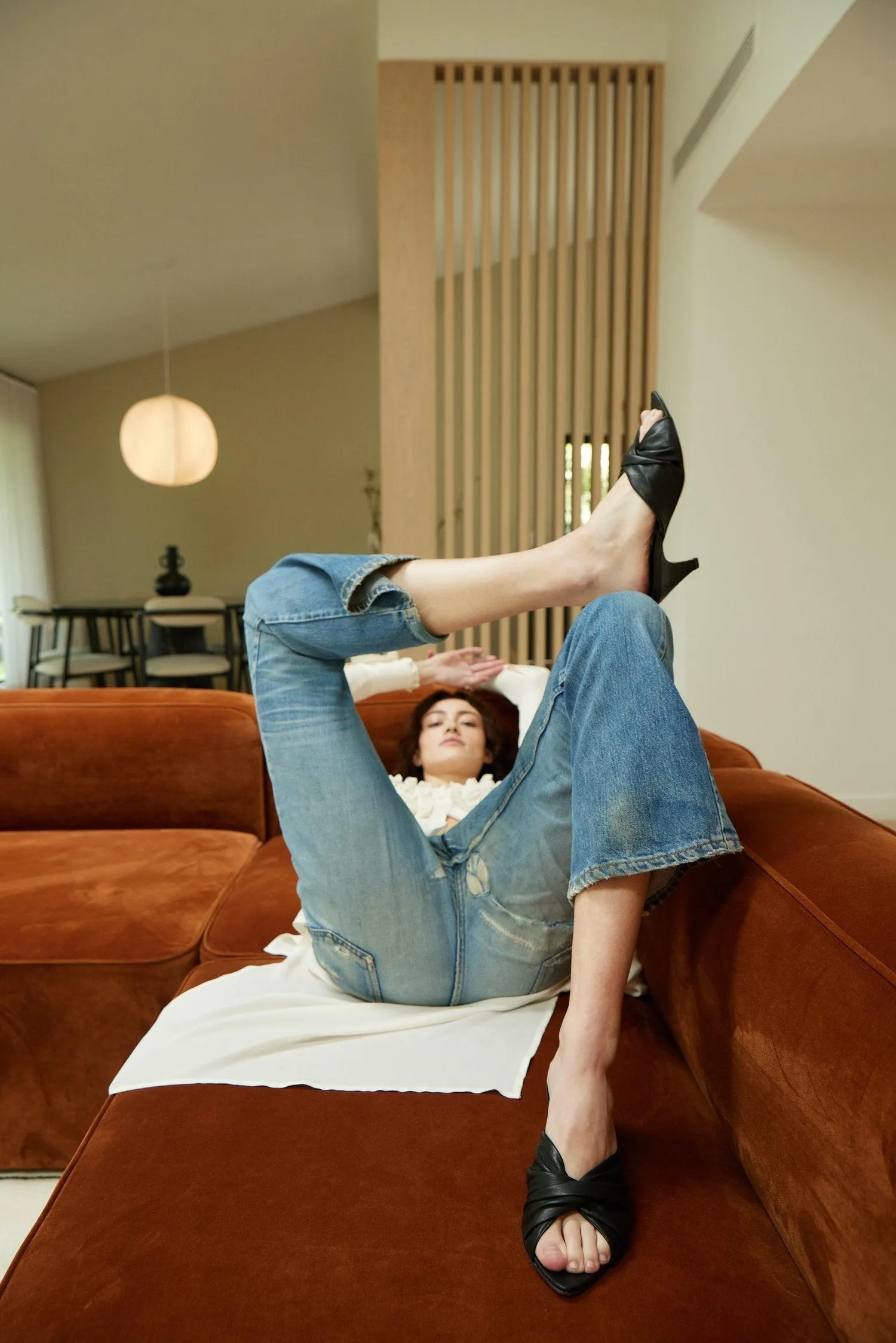 The Knot Heel in Black sold by Jamie Haller product image thumbnail 4
