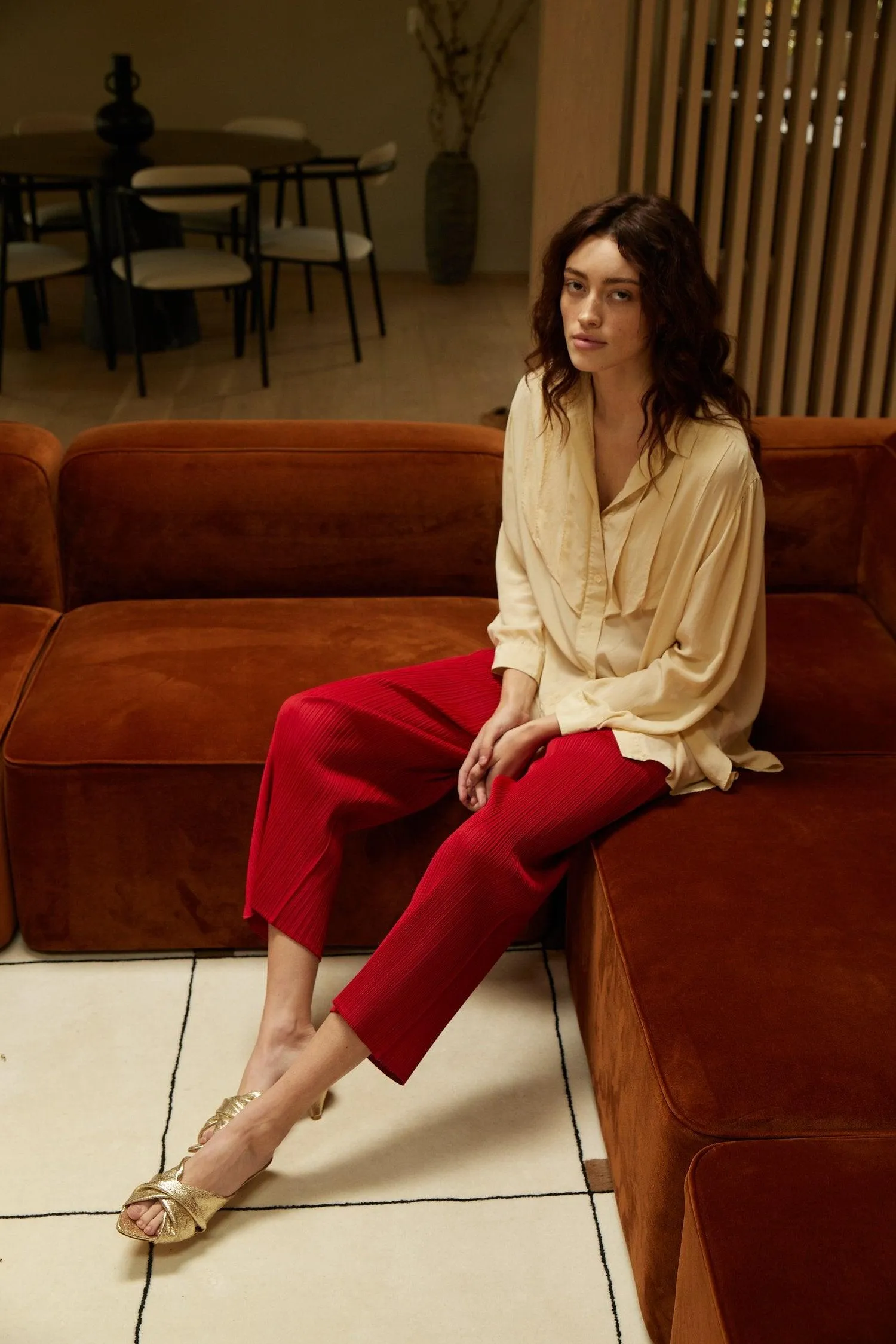 The Knot Heel in Gold Dust sold by Jamie Haller product image thumbnail 5