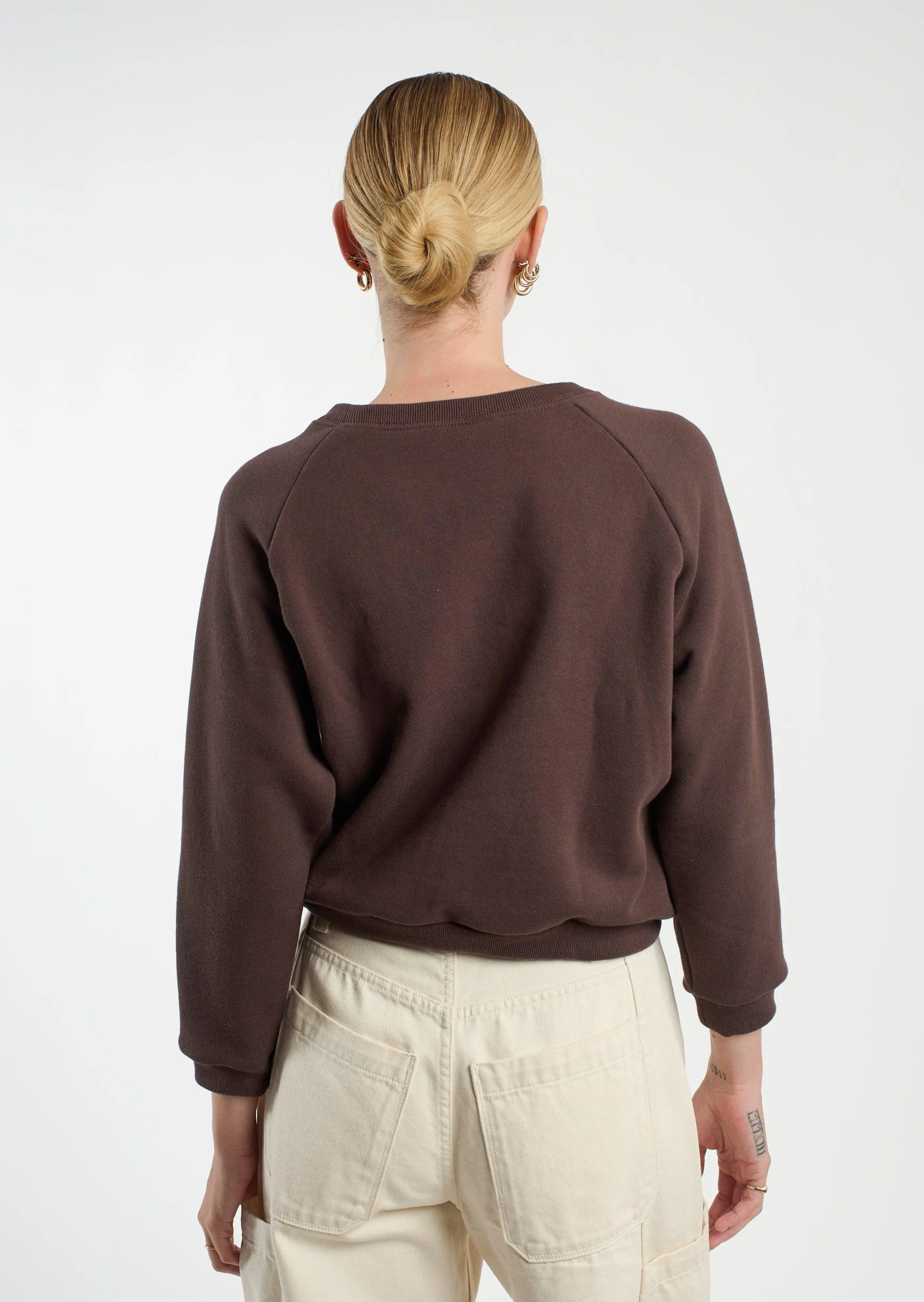 The Daily Sweatshirt in Brown sold by Jamie Haller product image thumbnail 4