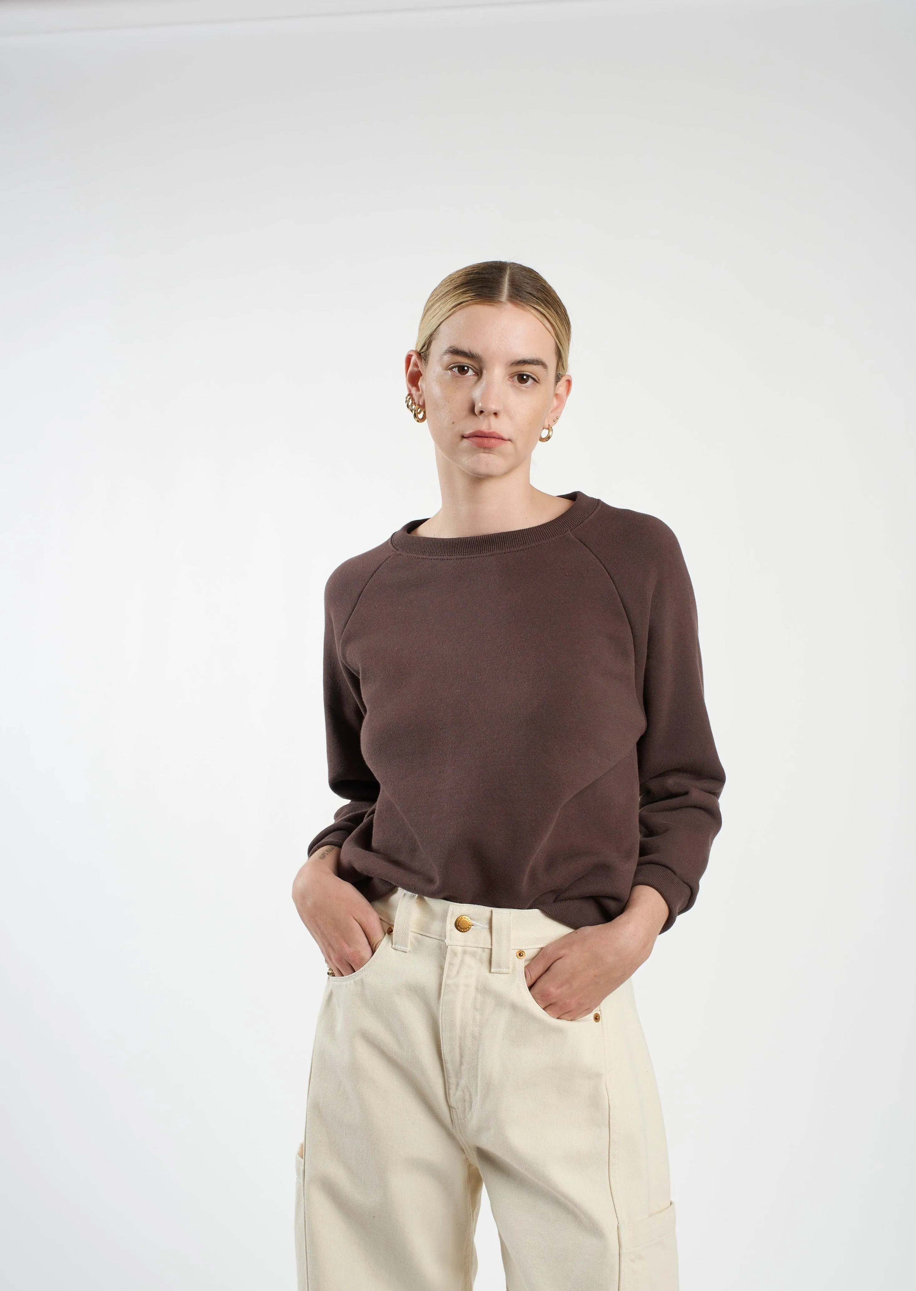 The Daily Sweatshirt in Brown sold by Jamie Haller product image thumbnail 2