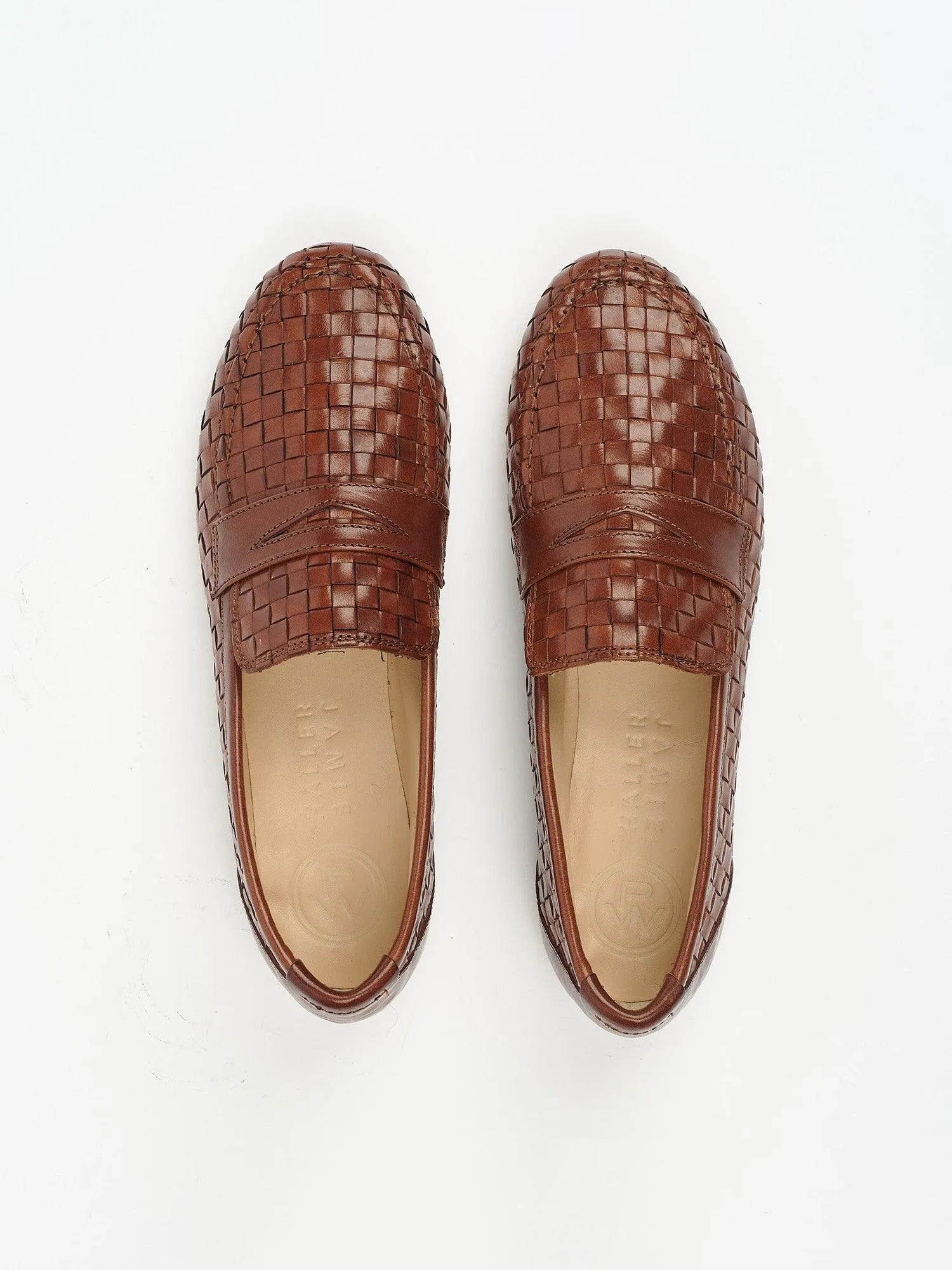 Jamie Haller x PW Woven Loafer in Brown sold by Jamie Haller