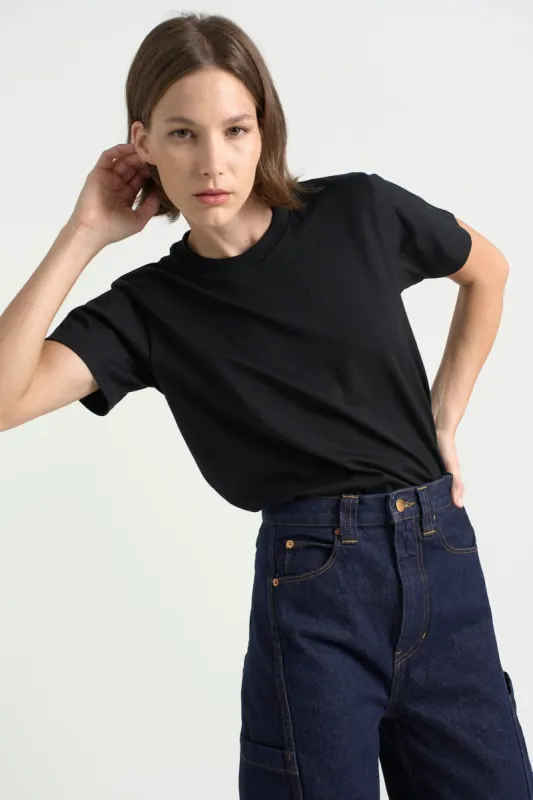 The Chameleon Tee in Black sold by Jamie Haller