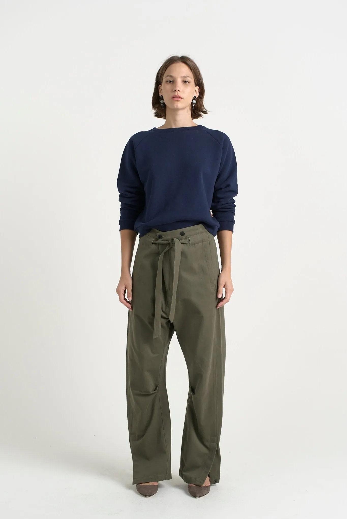 The Everything Pant in Olive sold by Jamie Haller